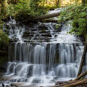 2012-08-29_11-36_09836_WTA_5DM3 Wagner Falls is a waterfall on Wagner Creek near Munising, in Alger County, Upper Michigan. They are in the Wagner Falls Scenic Site, a Michigan State Park of...