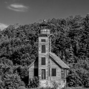 WTA_5DM3 - 2012_07_02 - 0012-Edit-2 The Grand Island East Channel Light is a lighthouse located just north of Munising, Michigan (latitude 46° 27.010' longitude -86° 37.345') and was intended to...
