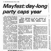 CM Life, before the show &mdash; Mayfest 1979