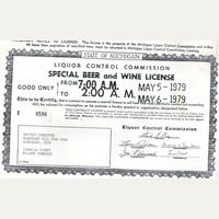 Liquor licence &mdash; Mayfest 1979